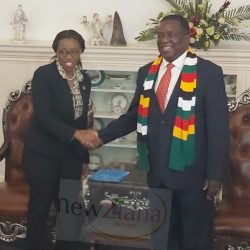 Pres Mnangagwa meets UNECA boss