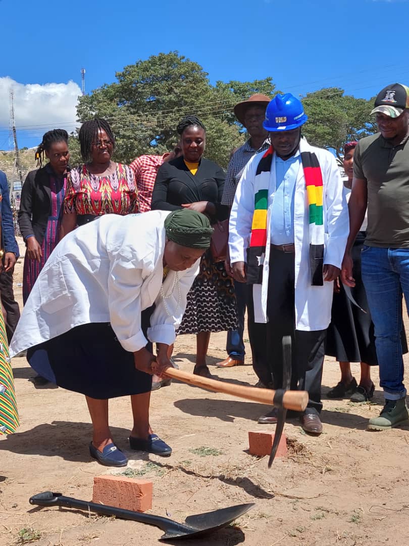 Groundbreaking for Kanhema shopping mall.