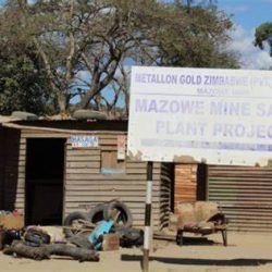 Mazowe mining company resumes underground mining