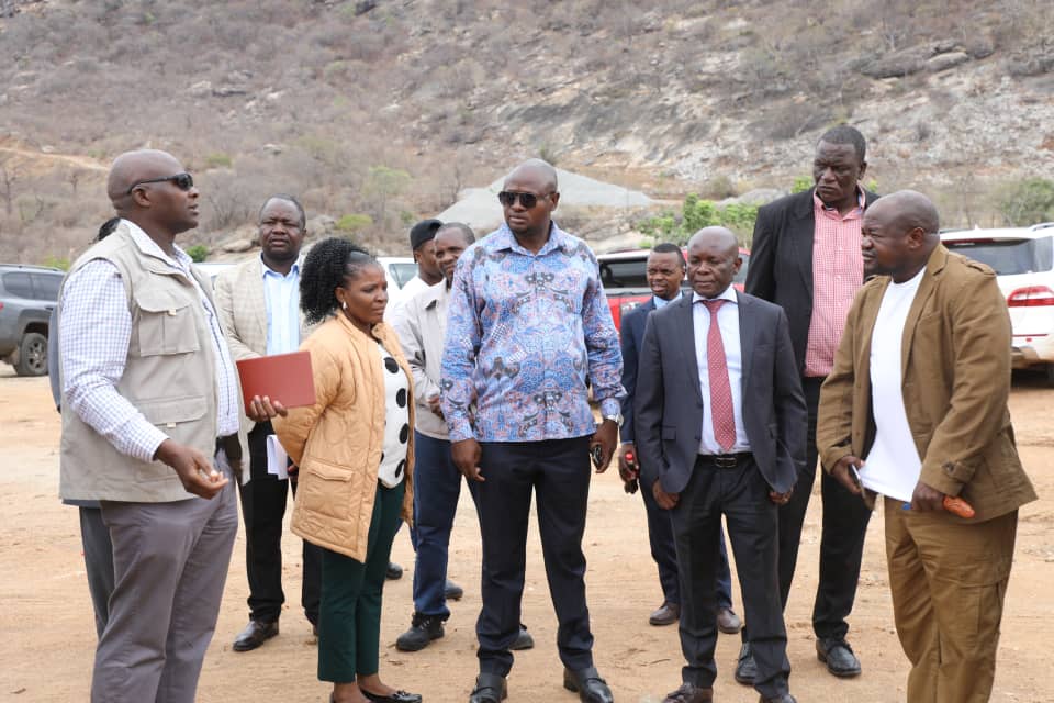 Parly Lands Committee on ZINWA dam construction projects tour, visits Semwa Dam
