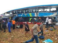 Twenty four feared dead in bus-truck head on collision