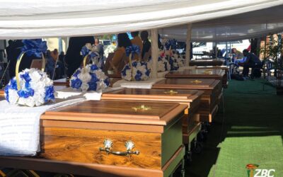 Chiredzi bids farewell to train-bus crash victims