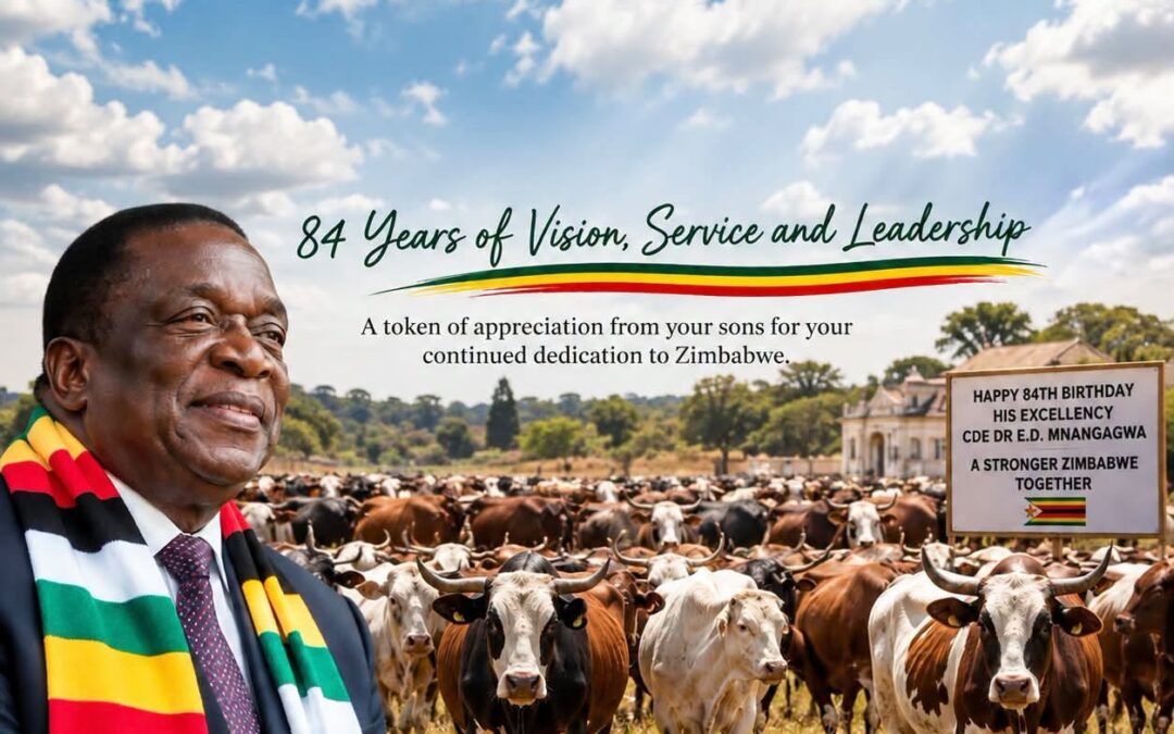 President Mnangagwa gets 588 cattle for 84th birthday