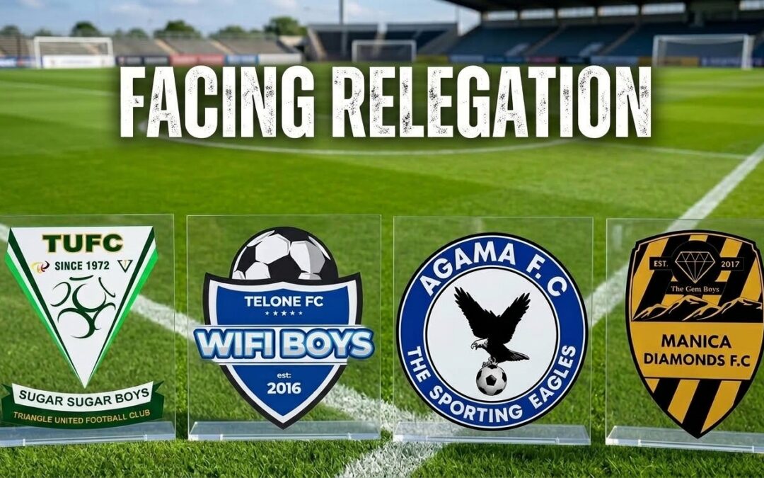 Four teams in danger of relegation